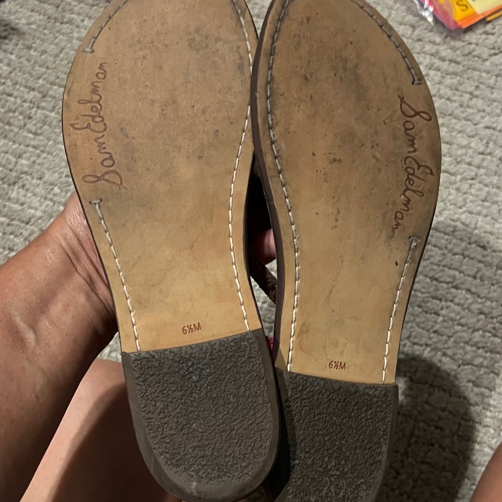Sam Edelman Colorful Thong Sandals size 6 1/2 - Picture 3 of 7